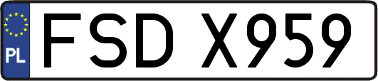 FSDX959