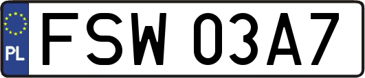 FSW03A7