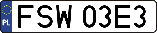 FSW03E3