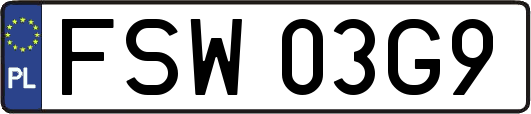 FSW03G9