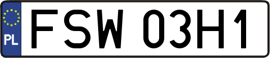 FSW03H1