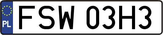 FSW03H3