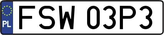 FSW03P3