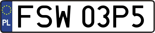 FSW03P5