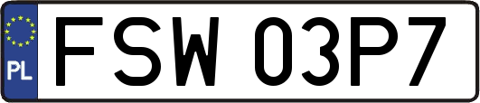 FSW03P7