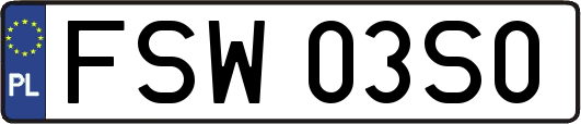 FSW03S0