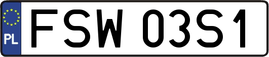 FSW03S1