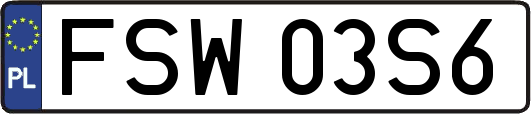 FSW03S6