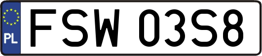 FSW03S8