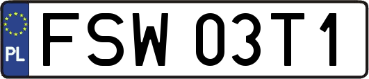 FSW03T1