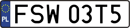 FSW03T5
