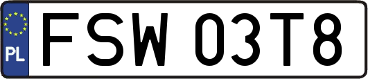 FSW03T8