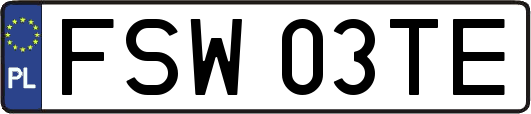 FSW03TE