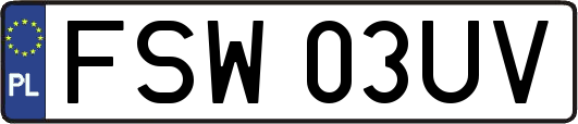 FSW03UV