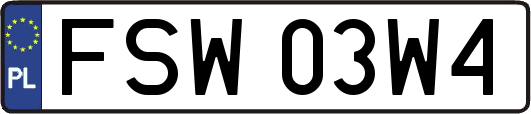 FSW03W4