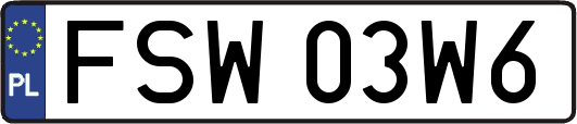 FSW03W6