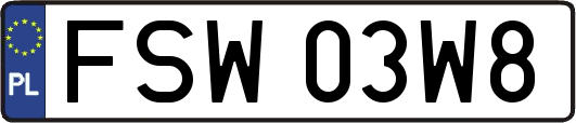 FSW03W8