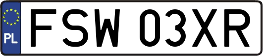 FSW03XR
