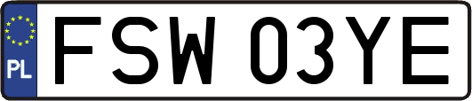 FSW03YE