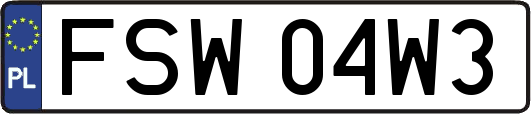 FSW04W3