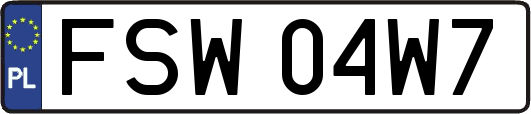 FSW04W7