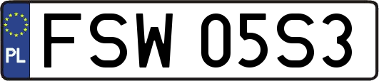 FSW05S3