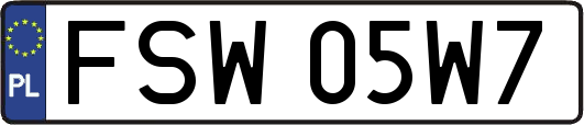 FSW05W7