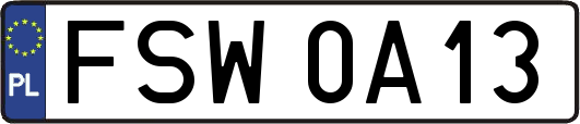FSW0A13