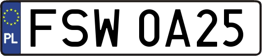 FSW0A25