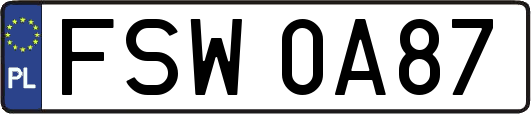 FSW0A87