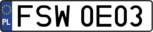 FSW0E03