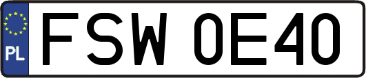FSW0E40
