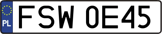 FSW0E45