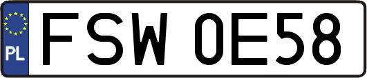 FSW0E58