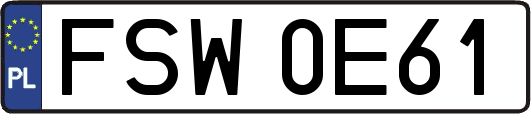 FSW0E61