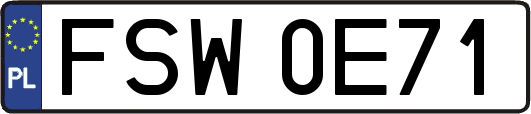FSW0E71