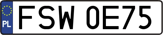 FSW0E75
