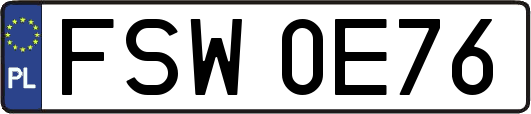 FSW0E76