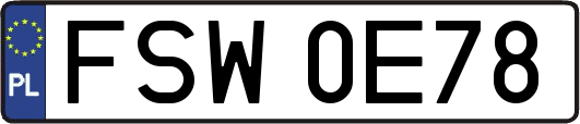 FSW0E78