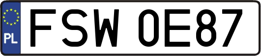 FSW0E87