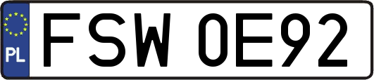 FSW0E92