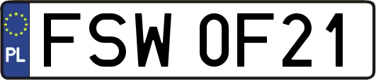 FSW0F21