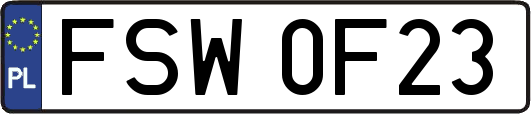 FSW0F23