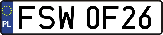 FSW0F26