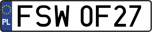 FSW0F27