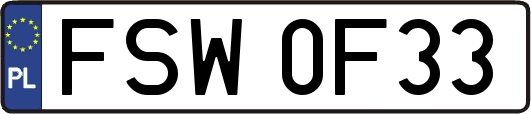 FSW0F33
