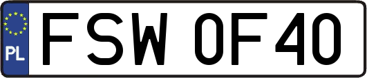 FSW0F40