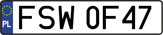 FSW0F47