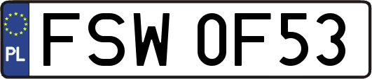FSW0F53