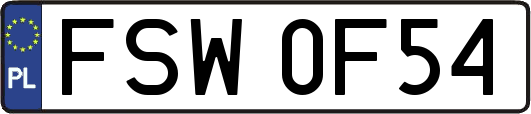 FSW0F54